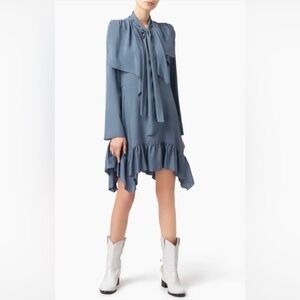 SeebyChloe silk blend white dress - size 34.  NWT